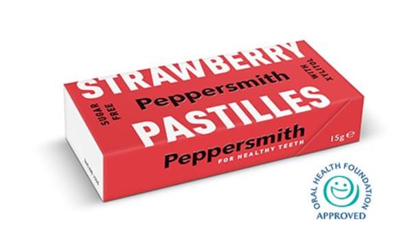 Peppersmith Strawberry Dental Pastilles